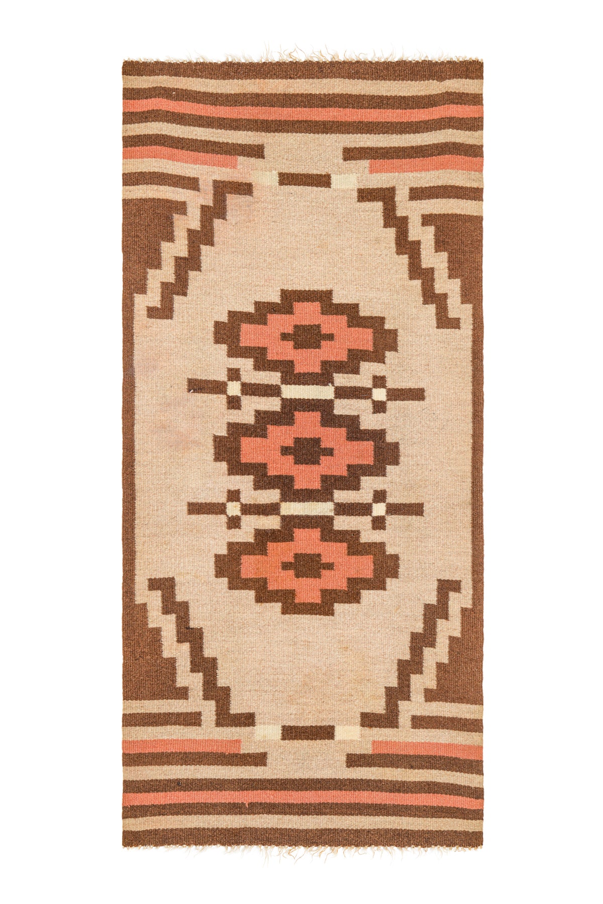 Vintage Scandinavian Textile 3'3" x 1'6"