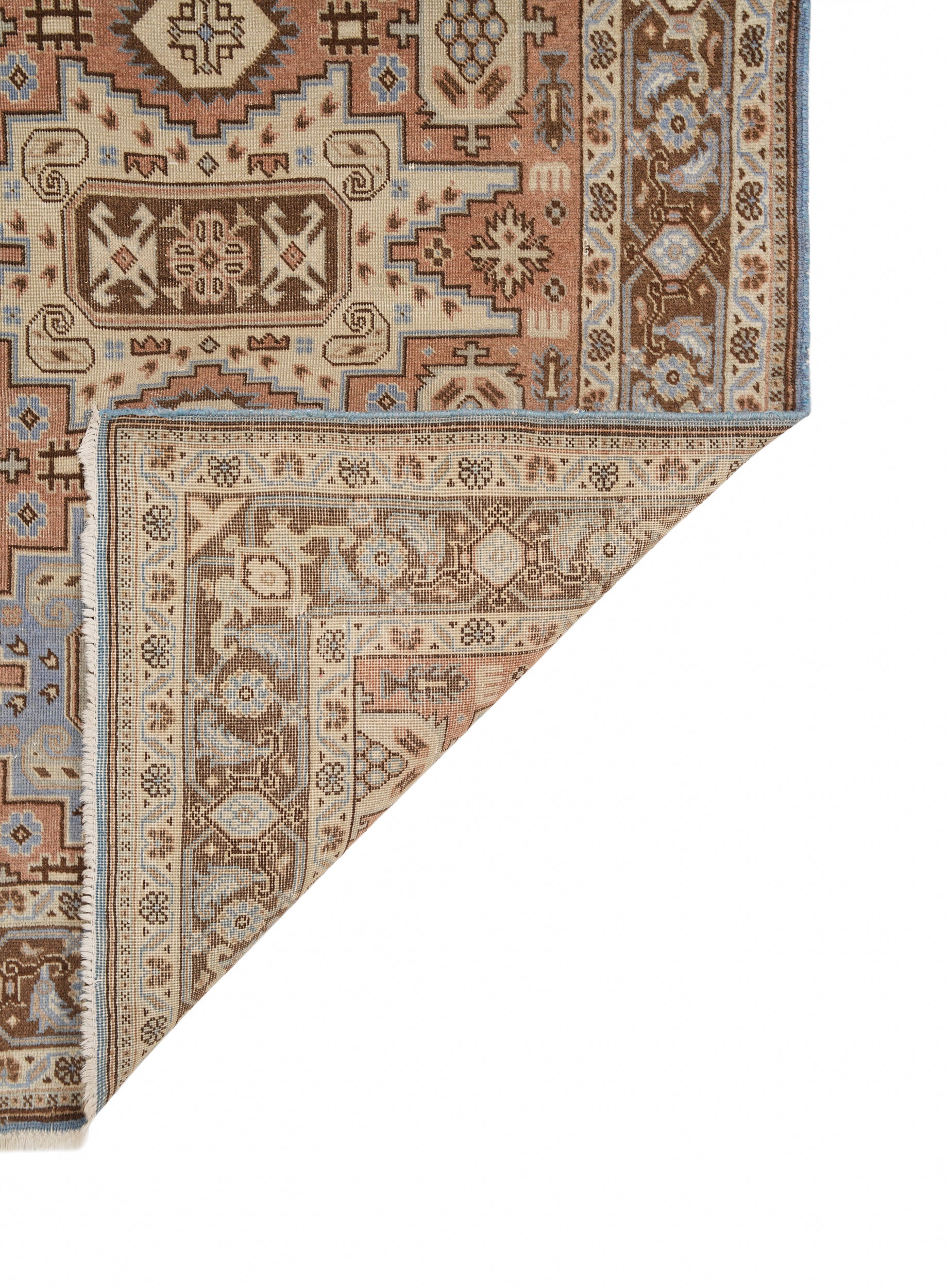 Vintage Turkish Shirvan Rug 6'3" x 4'3"