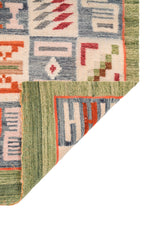 Vintage Indigenous Peruvian Kilim 4'8" x 1'7"