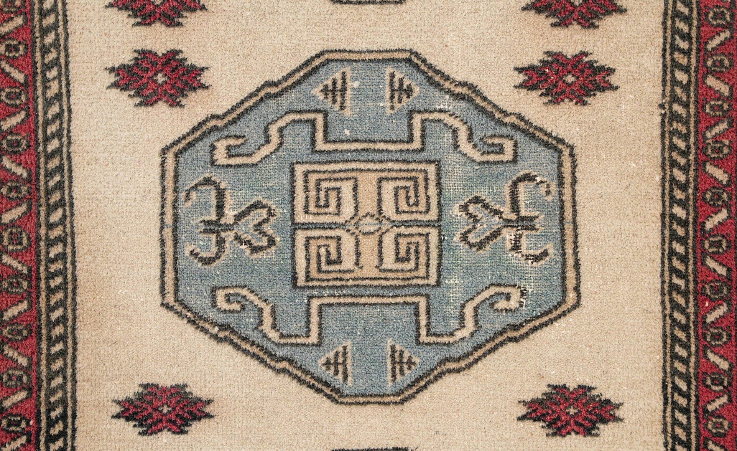 Vintage Pakistani kazak Rug 4'4" x 2'7"