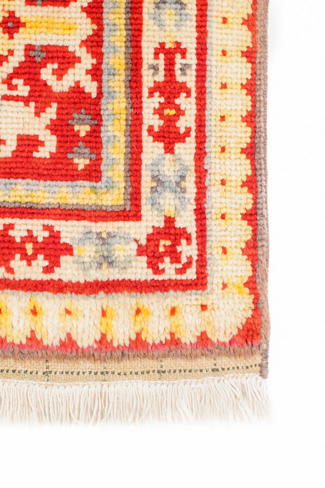 Vintage Turkish Tribal Rug 3'4" x 2'