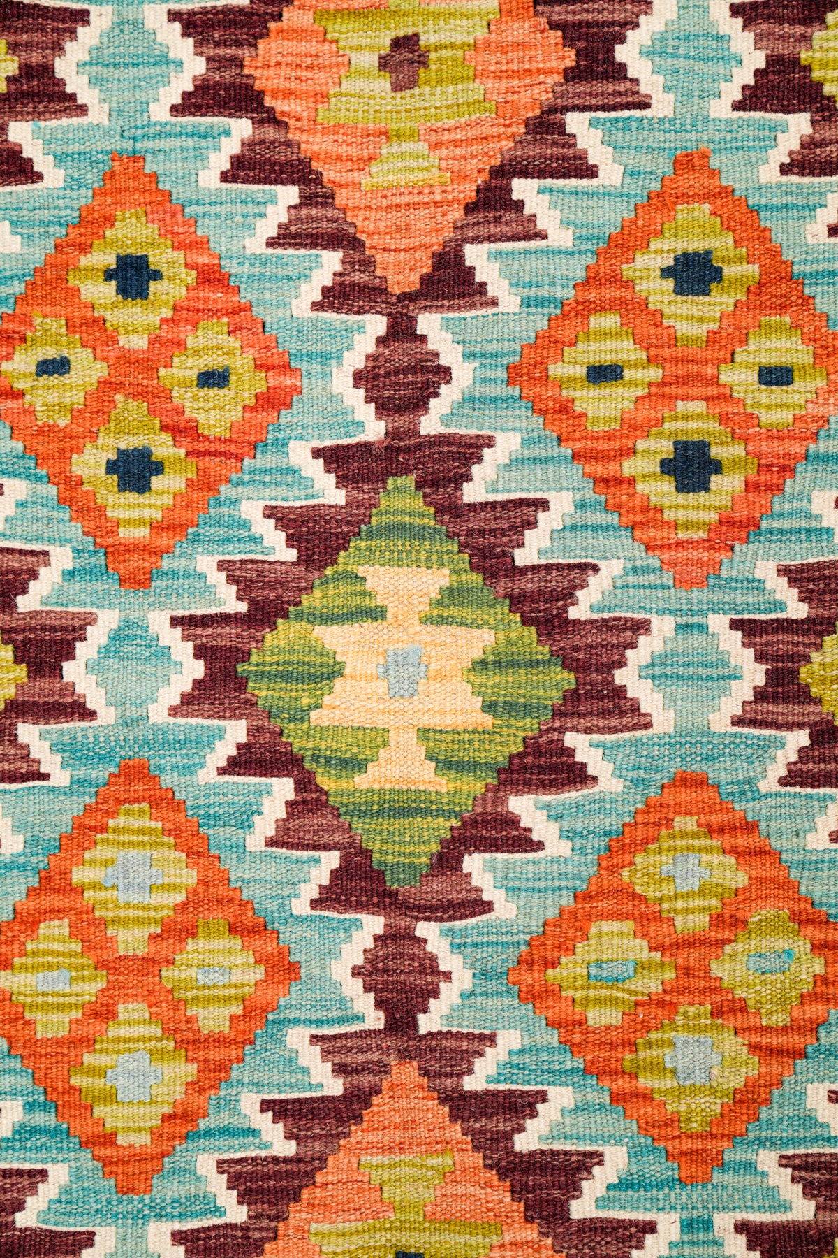 Modern Afghan Shirvan Kilim 5' x 3'5"