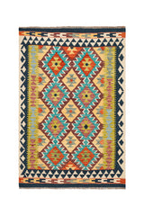 Modern Afghan Shirvan Kilim 4'8" x 3'5"