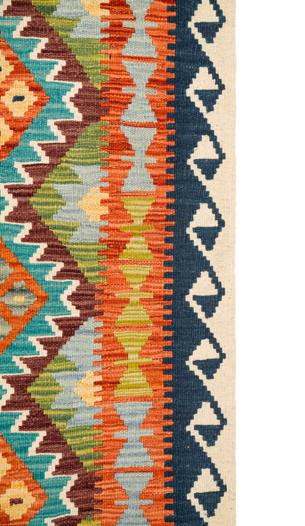 Modern Afghan Kazak kilim 5' x 3'5"