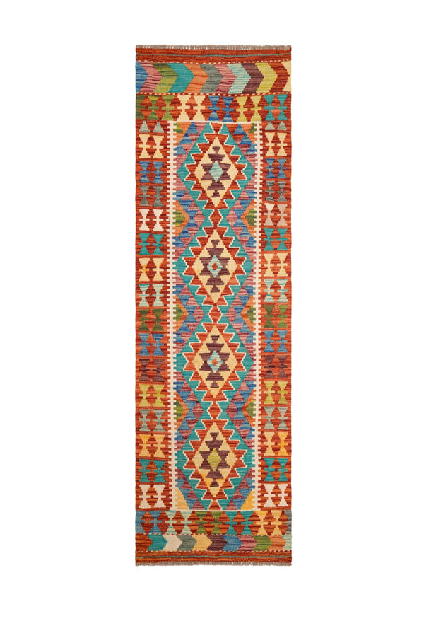 contemporary Anatolian kilim 6'8" x 2'2"