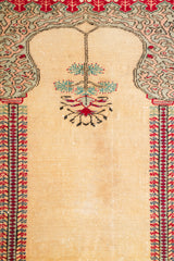 Antique Turkish Bandirma Prayer Rug 5'7" x 4'