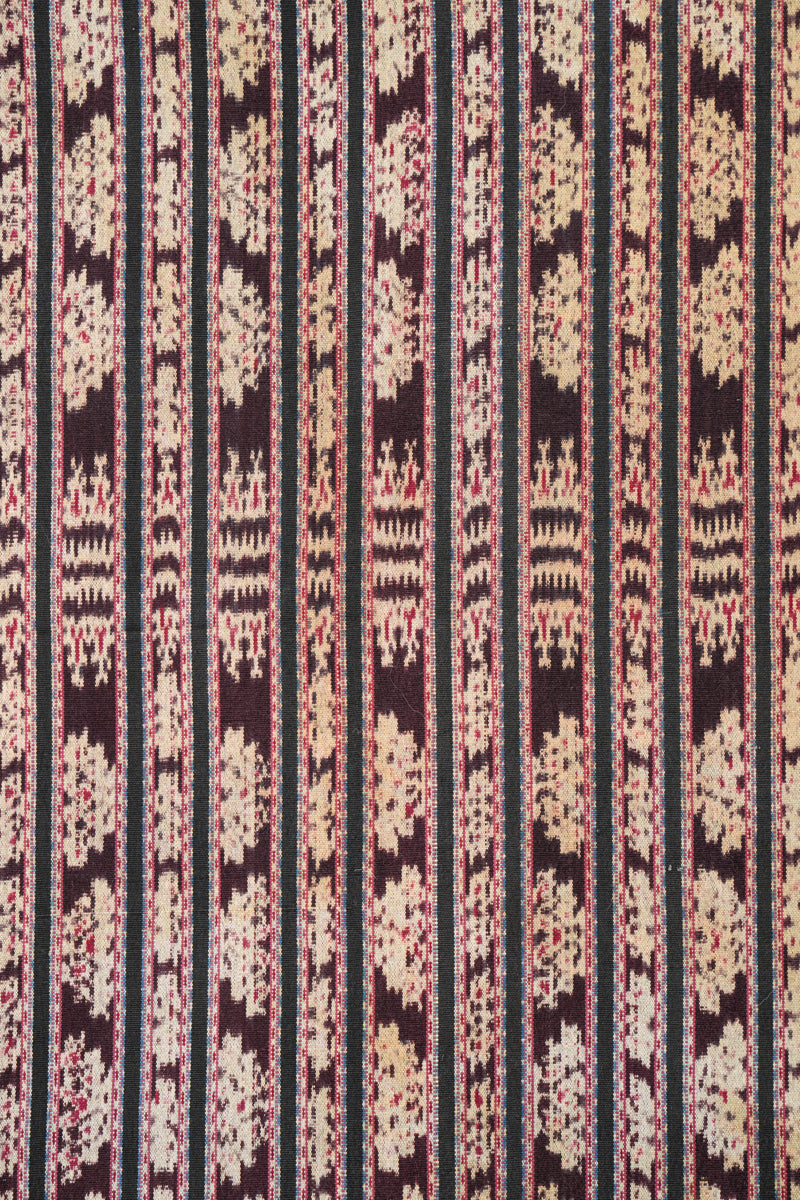 Vintage Indonesian Ikat Textile 7'3" x 3'9"