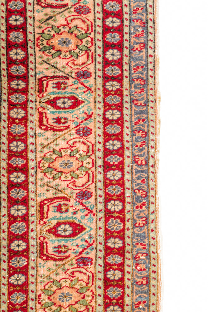 Antique Turkish Bandirma Prayer Rug 5'7" x 4'