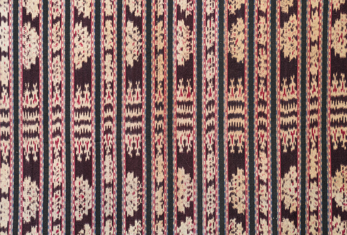 Vintage Indonesian Ikat Textile 7'3" x 3'9"