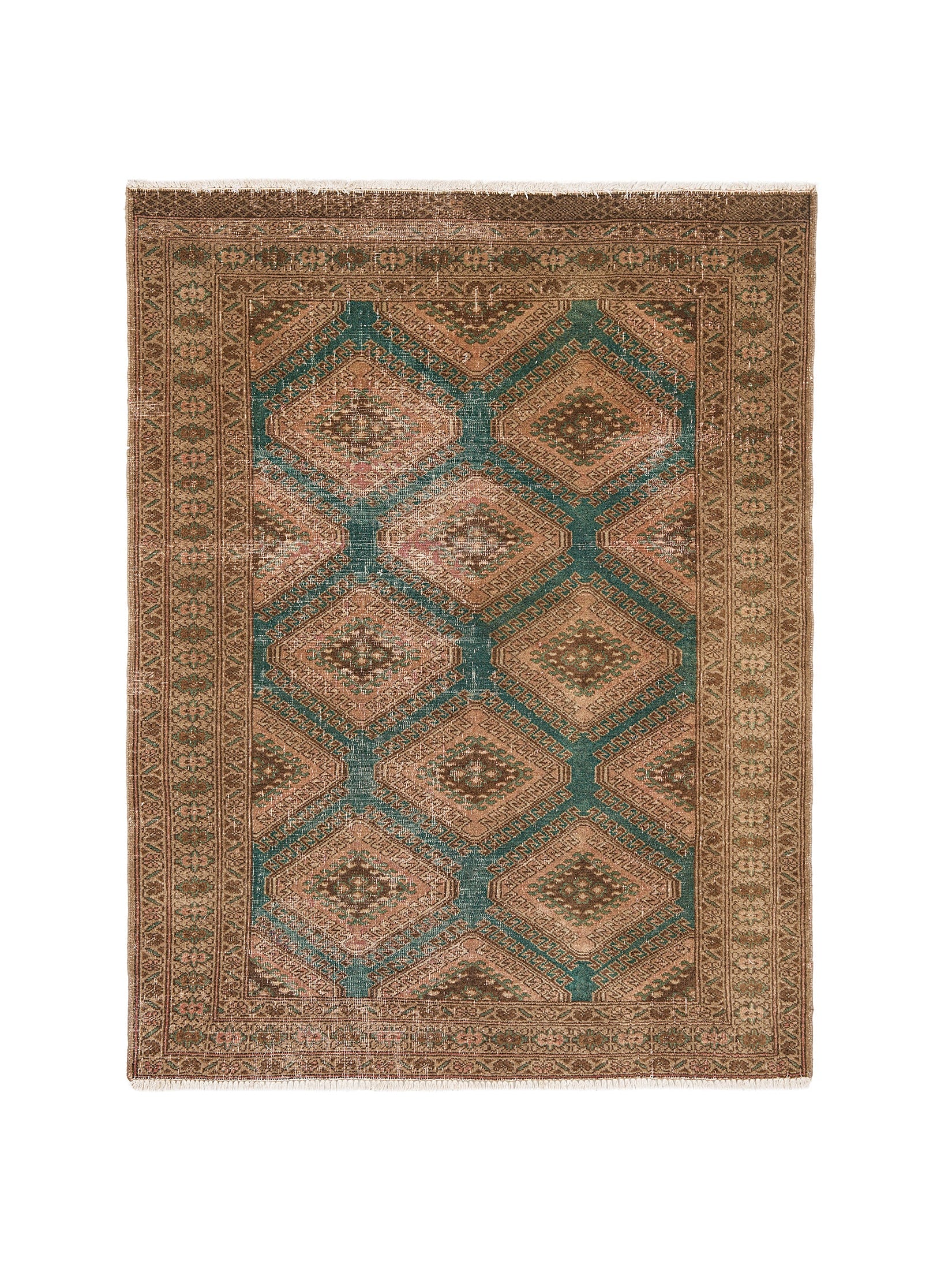 Vintage Turkmen Rug 5'10" x 4'5"