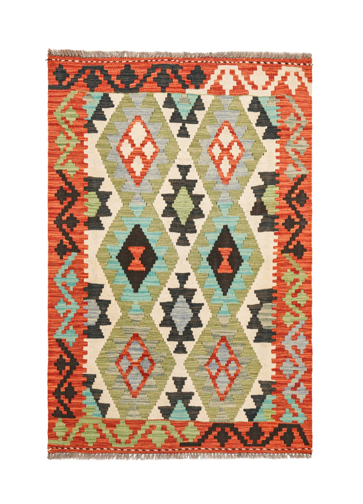 Modern Afghan Anatolian Kilim 5' x 3'4"
