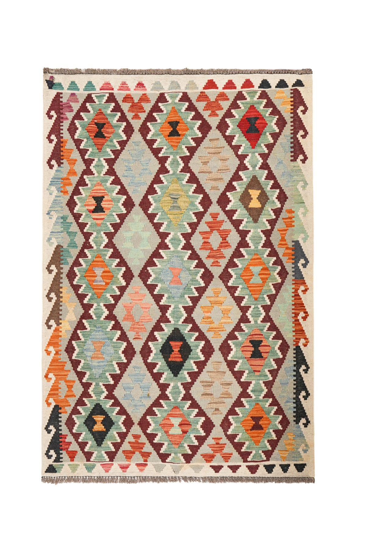 Modern Afghan Anatolian Kilim 5' x 3'5"