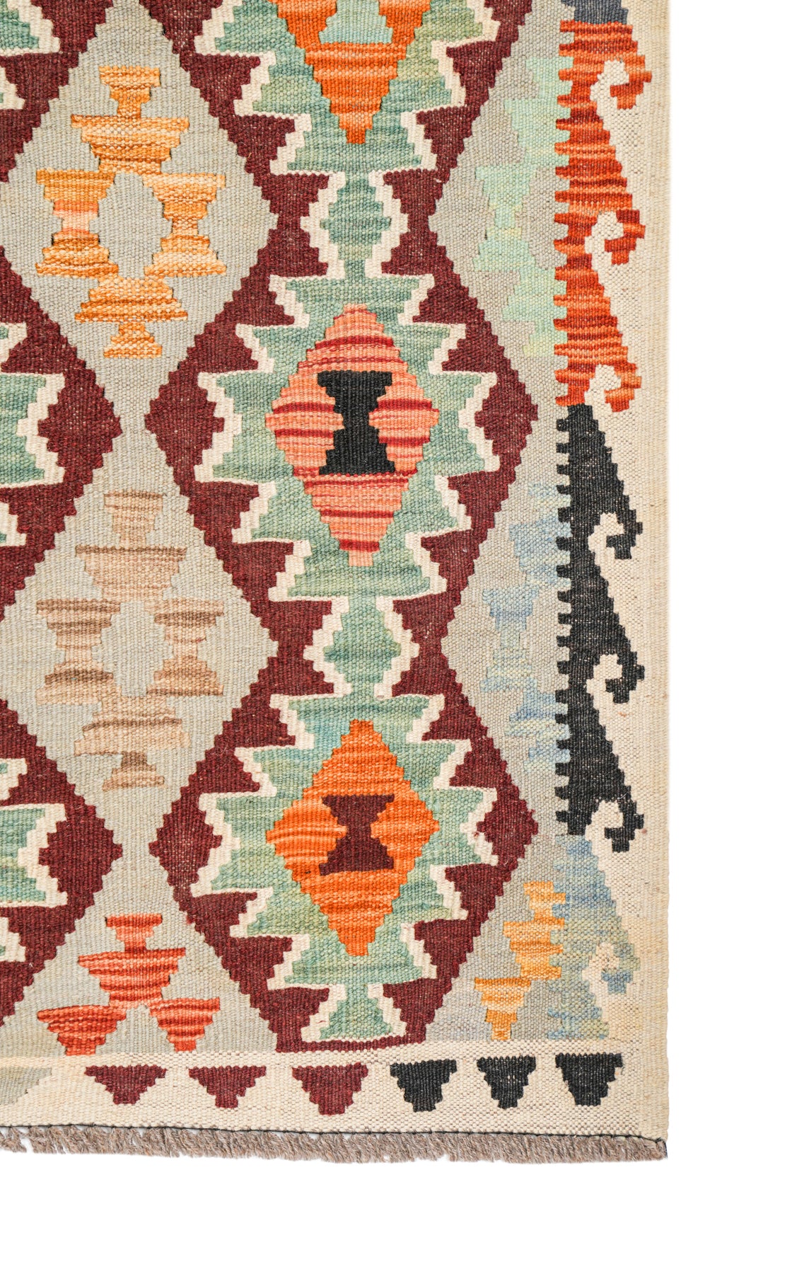 その他 Afghan Hodrang Kilim Modern Afghan Anatolian Kilim 5' x 3'5