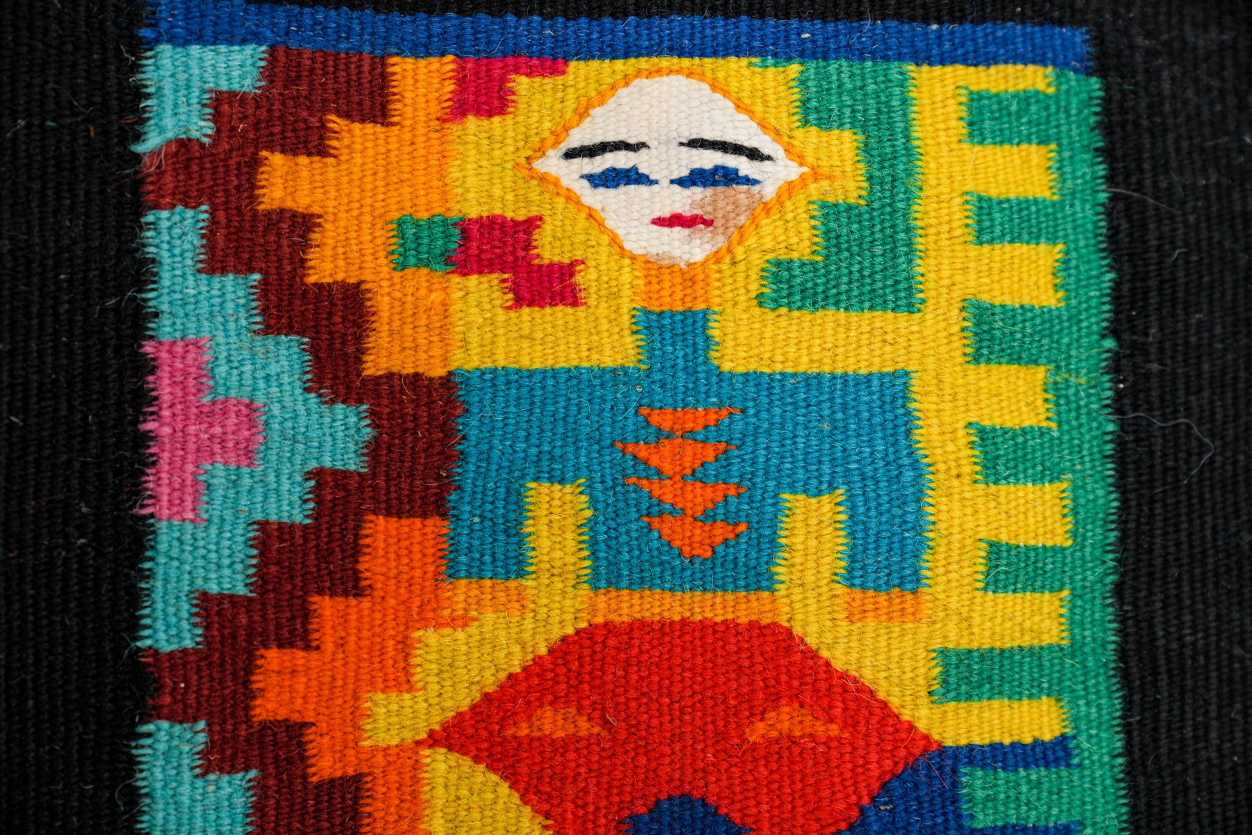 VINTAGE TUNISIAN GUFSA KILIM 3'9" x 1'6"