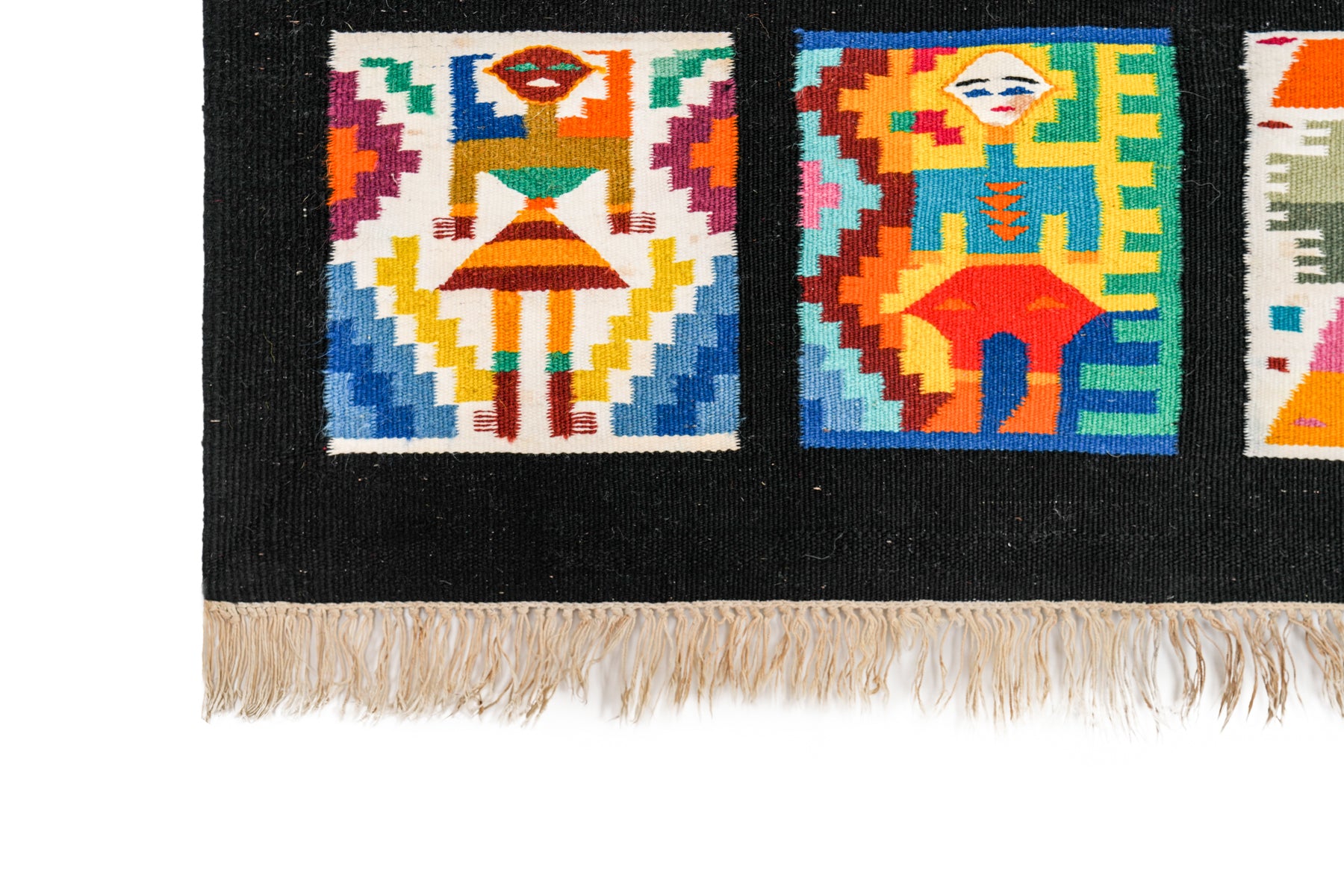 VINTAGE TUNISIAN GUFSA KILIM 3'9" x 1'6"