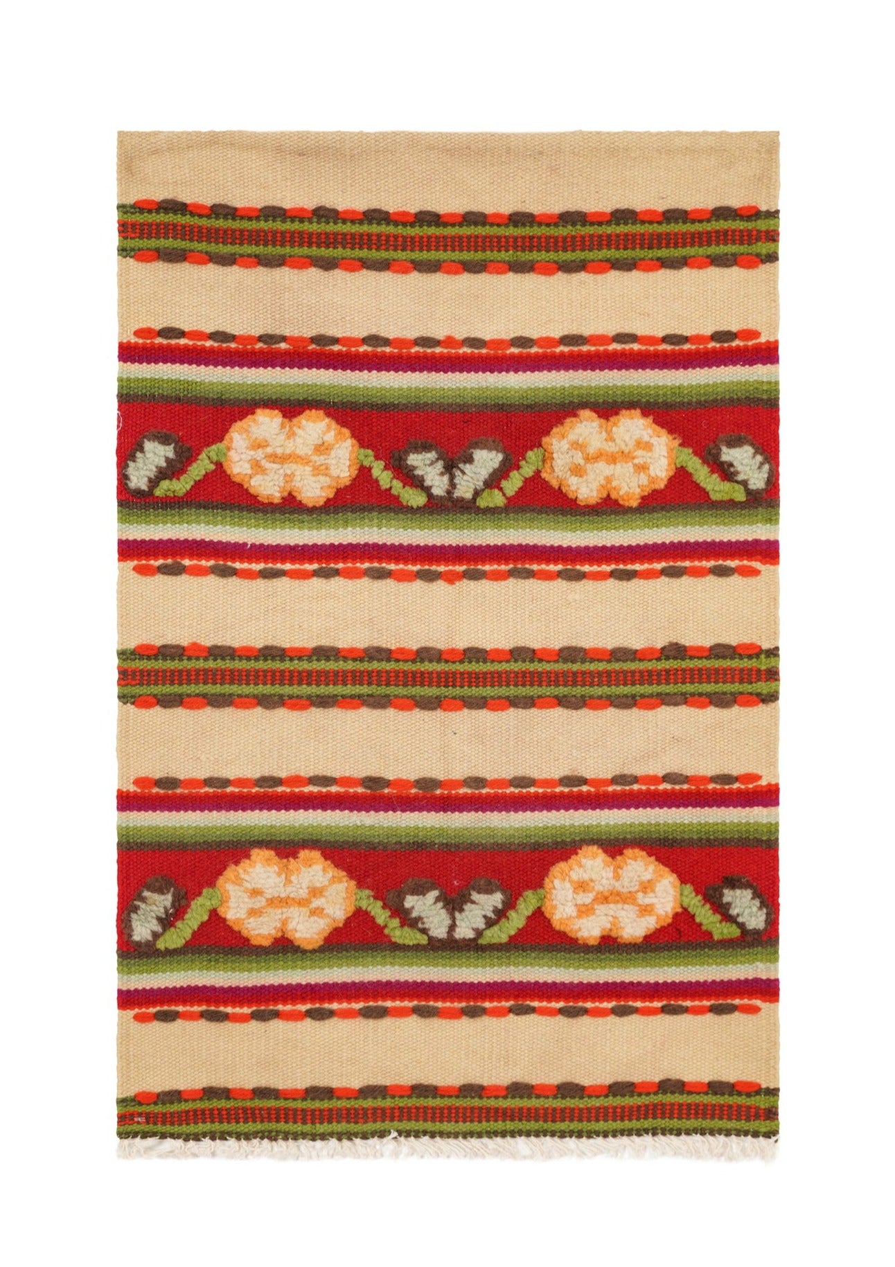 Vintage Polish Torontal Tapestry 2'3" x 1'6"