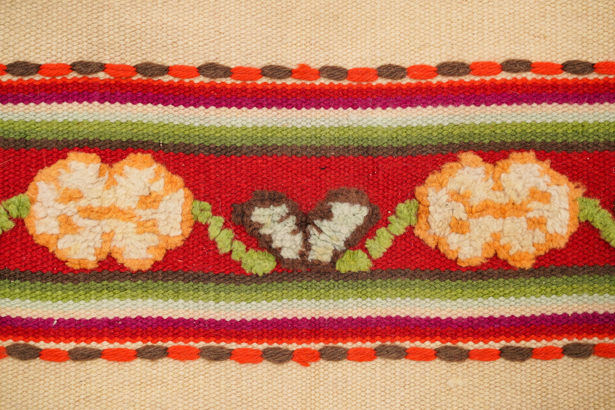 Vintage Polish Torontal Tapestry 2'3" x 1'6"