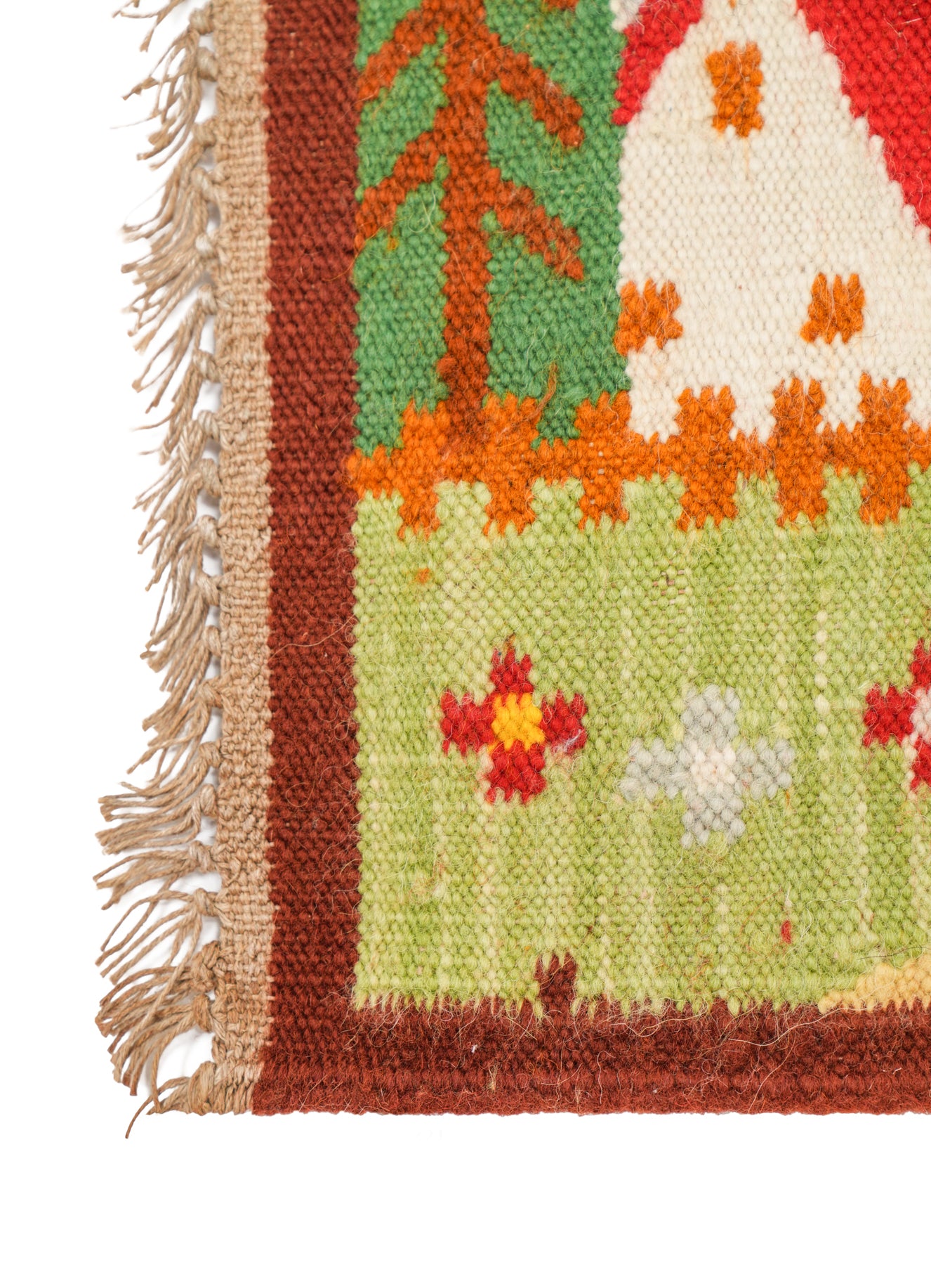 VINTAGE POLISH landscape TAPESTRY 1'8" x 1'6"