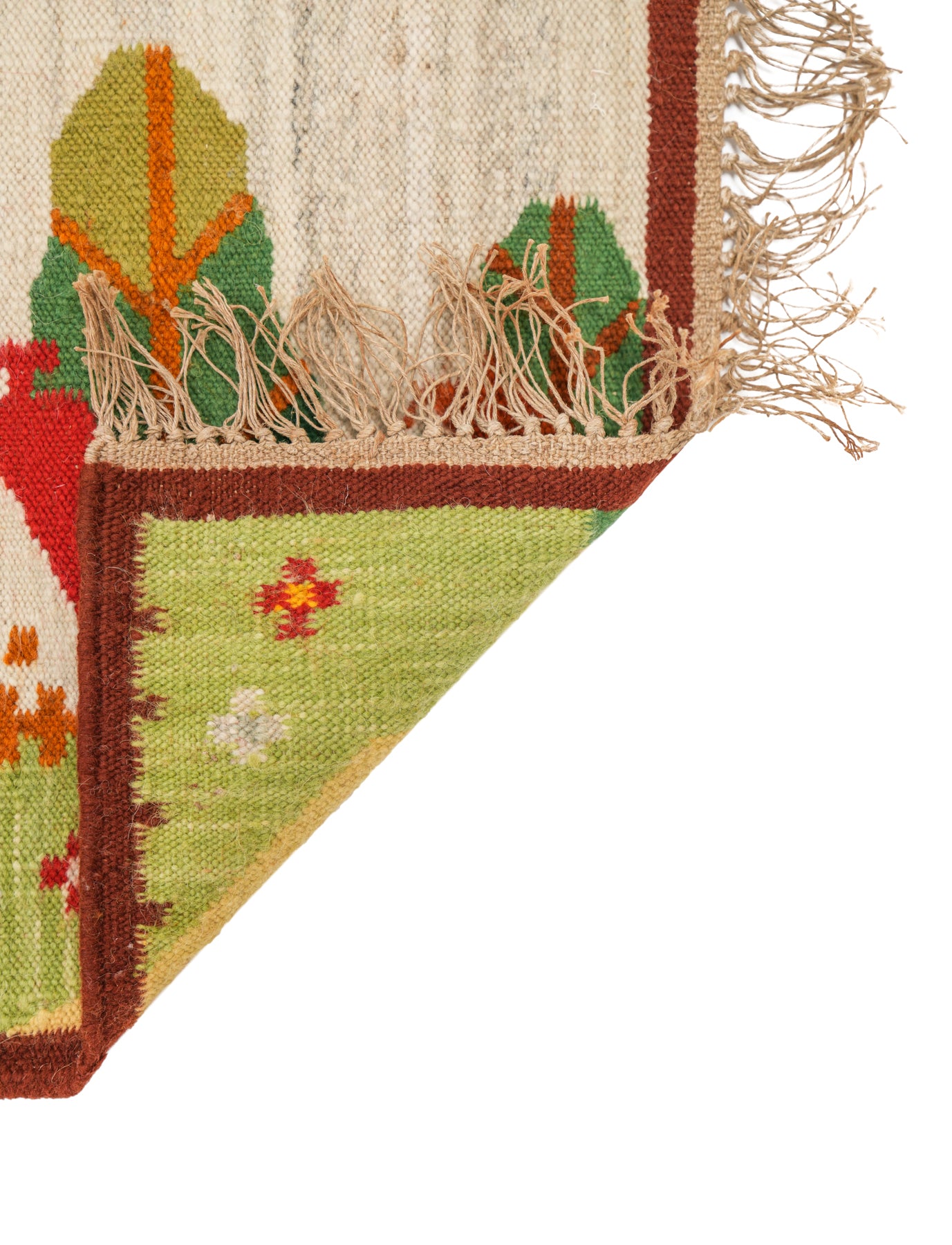 VINTAGE POLISH landscape TAPESTRY 1'8" x 1'6"