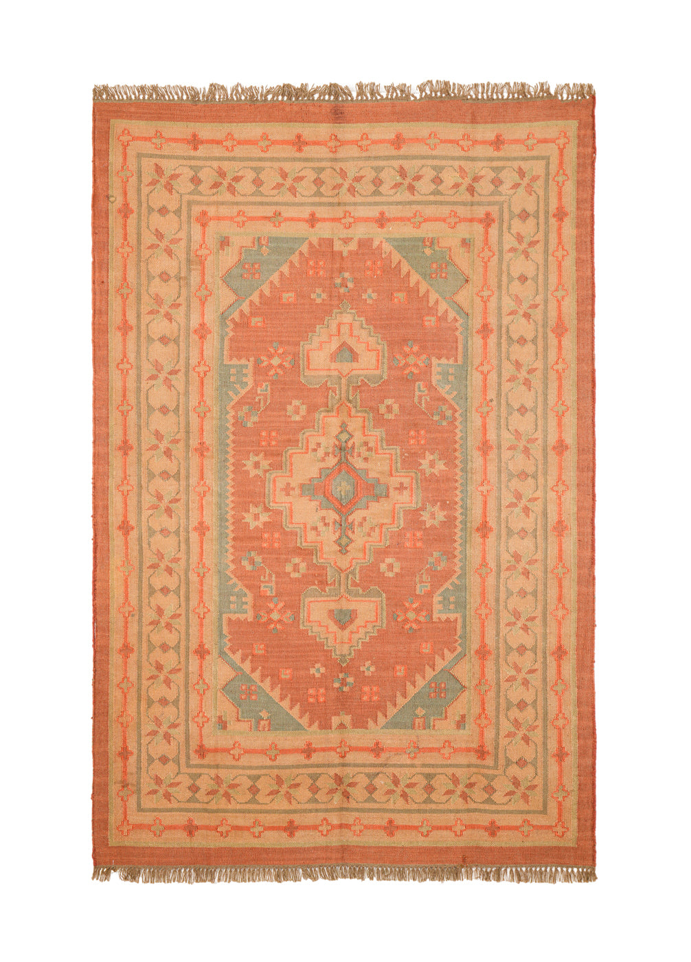 Vintage Indian kilim 7'9" x 5'1"