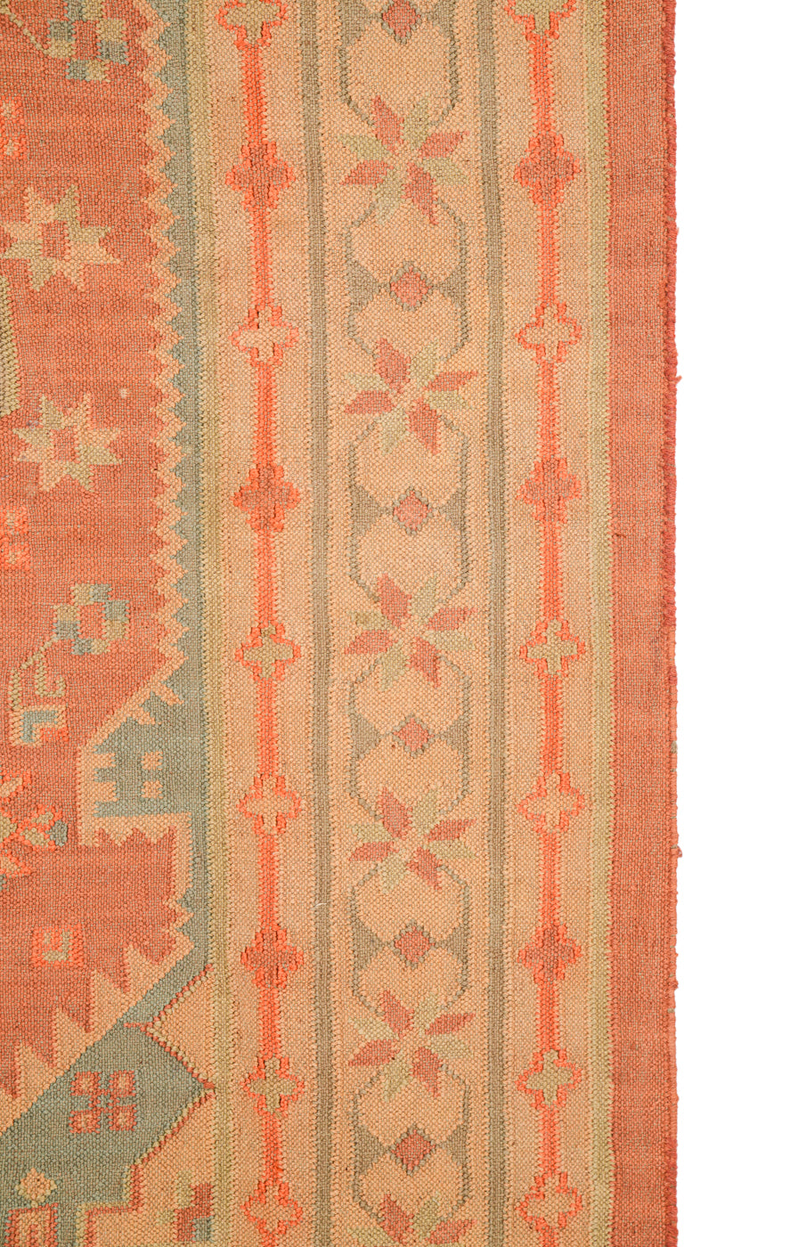 Vintage Indian kilim 7'9" x 5'1"