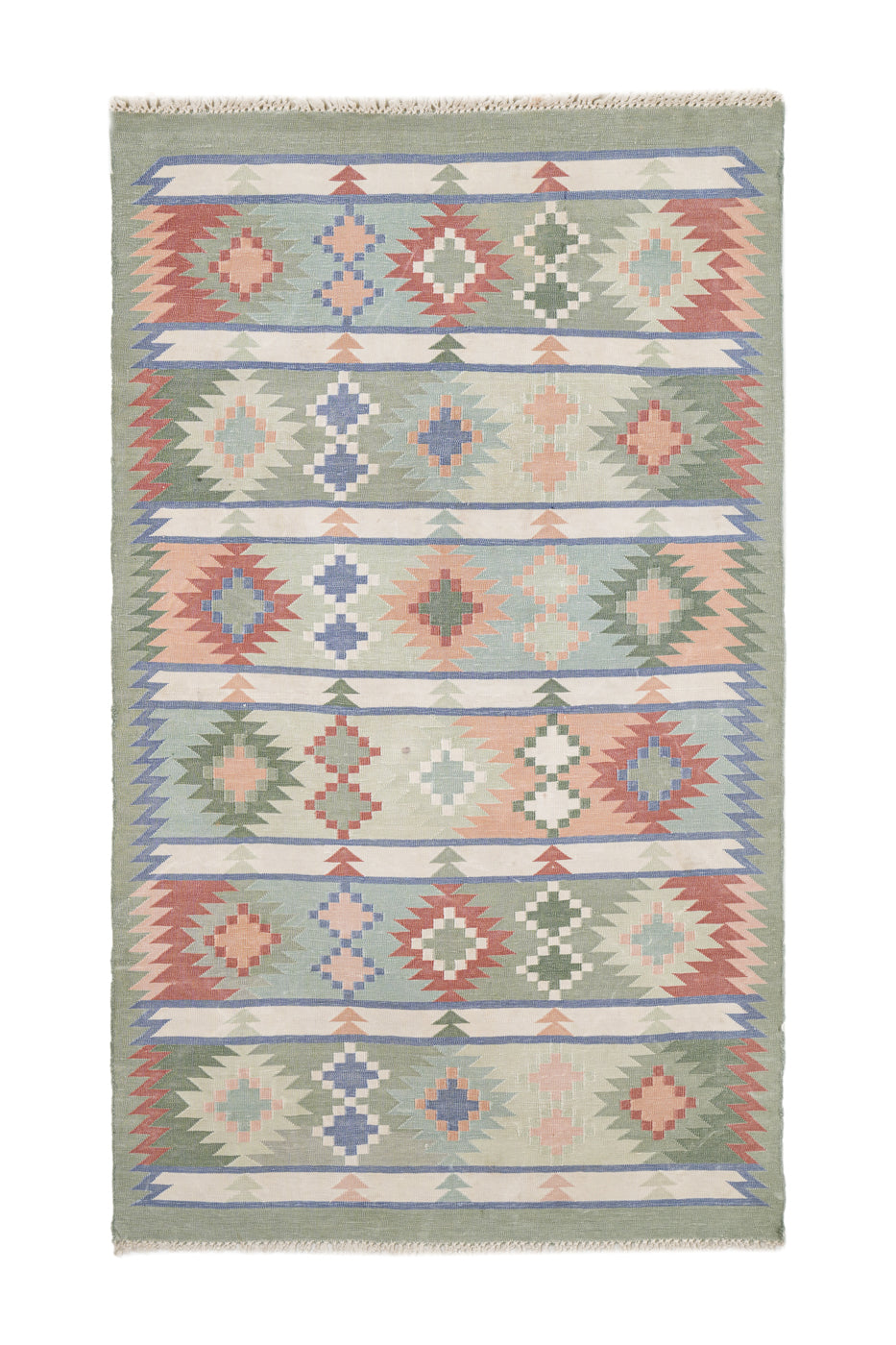 Vintage Indian Dhurrie Kilim 5'7" x 3'4"