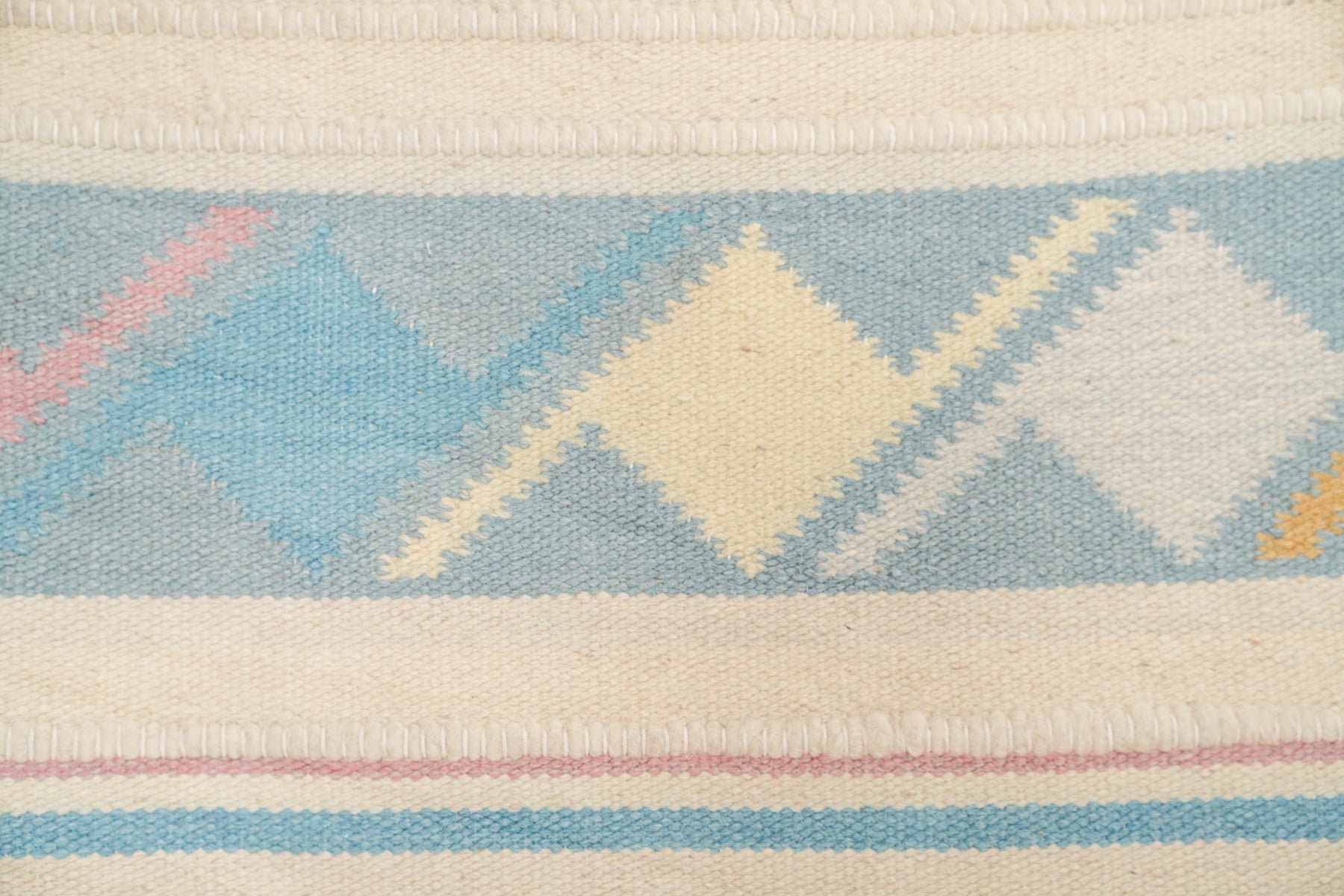 VINTAGE SCANDINAVIAN KILIM 5'10" x 2'