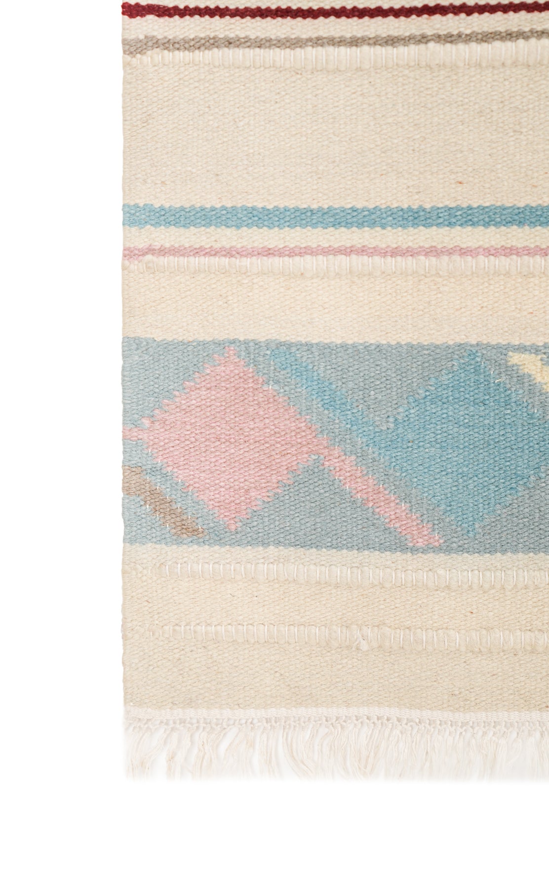 VINTAGE SCANDINAVIAN KILIM 5'10" x 2'
