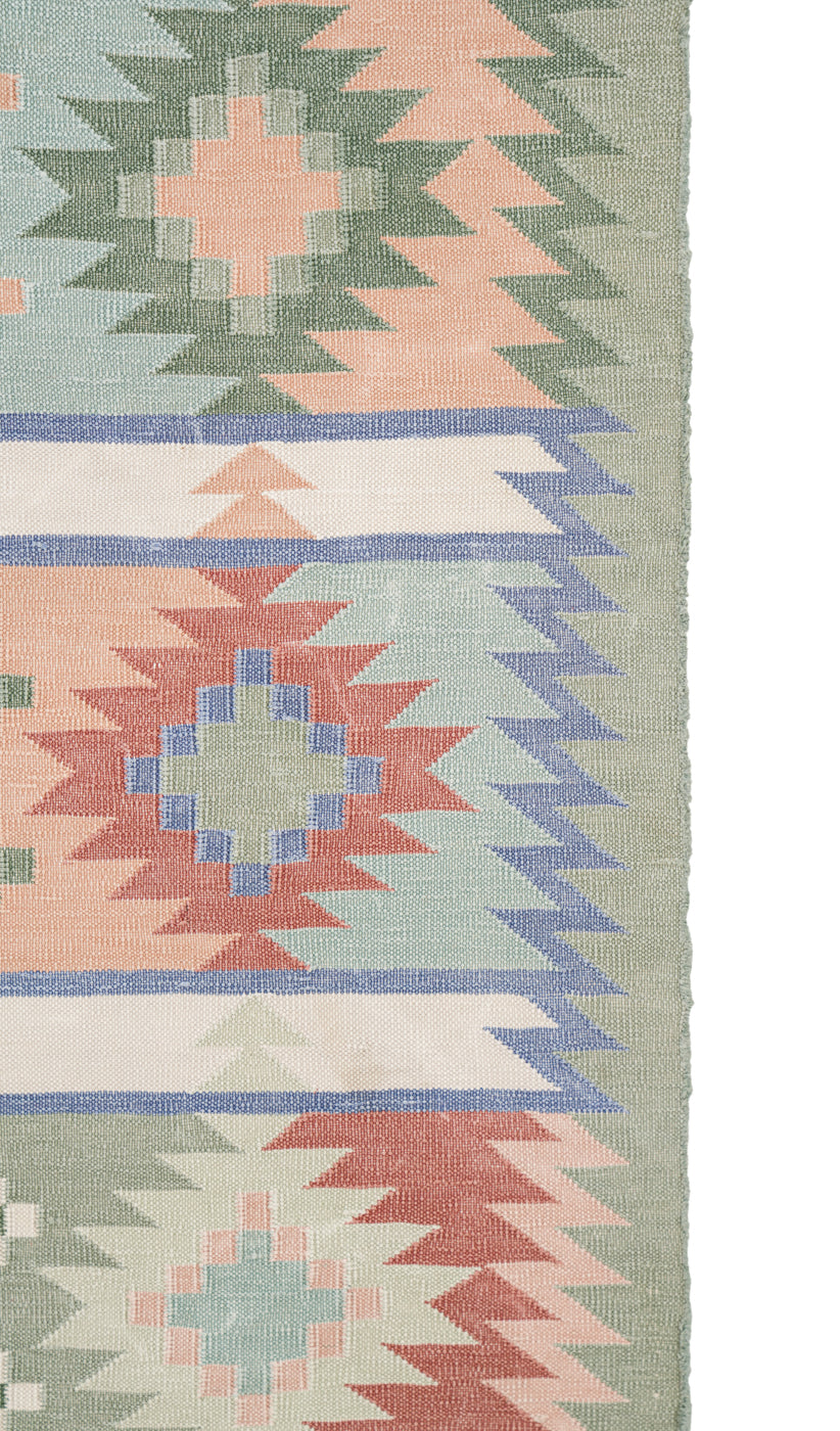 Vintage Indian Dhurrie Kilim 5'7" x 3'4"