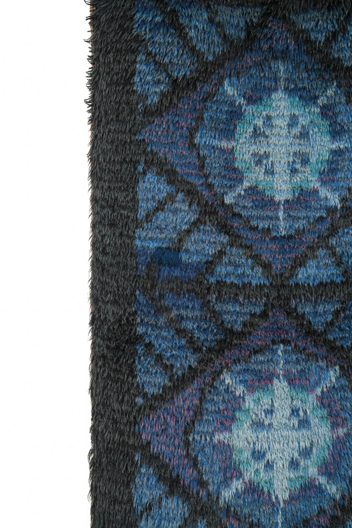 Vintage Scandinavian Rya Rug 2'10" x 1'8"