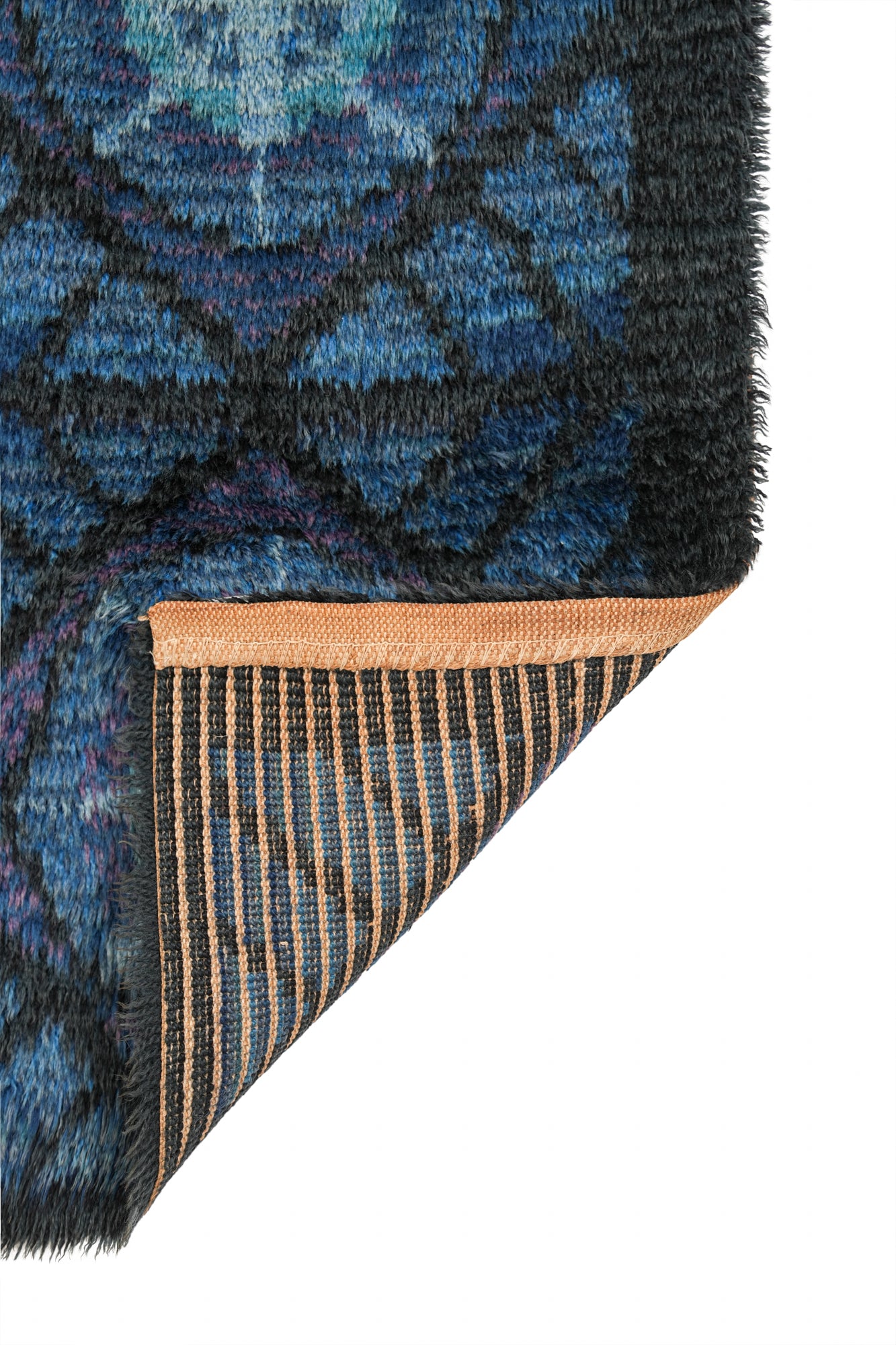 Vintage Scandinavian Rya Rug 2'10" x 1'8"