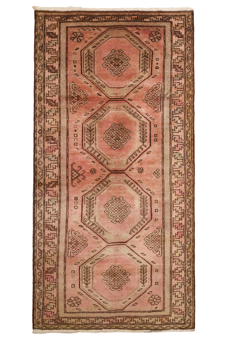 Vintage Armenian KaraBagh Rug 7'10" x 3'10"