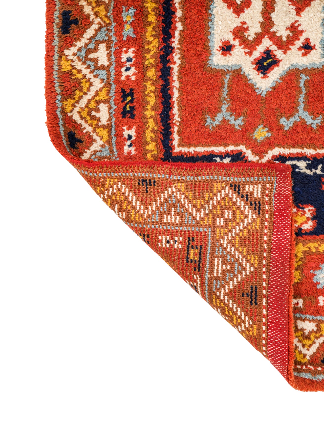 Vintage Tunisian Tribal Rug 5'8" x 3'