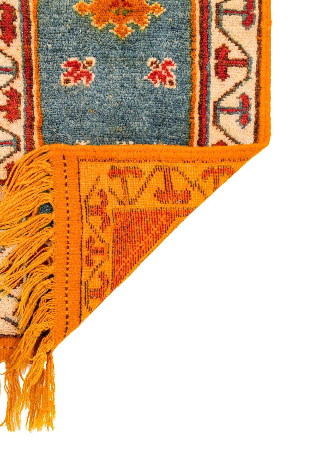Vintage Moroccan High Atlas Berber Rug 4'10" x 2'