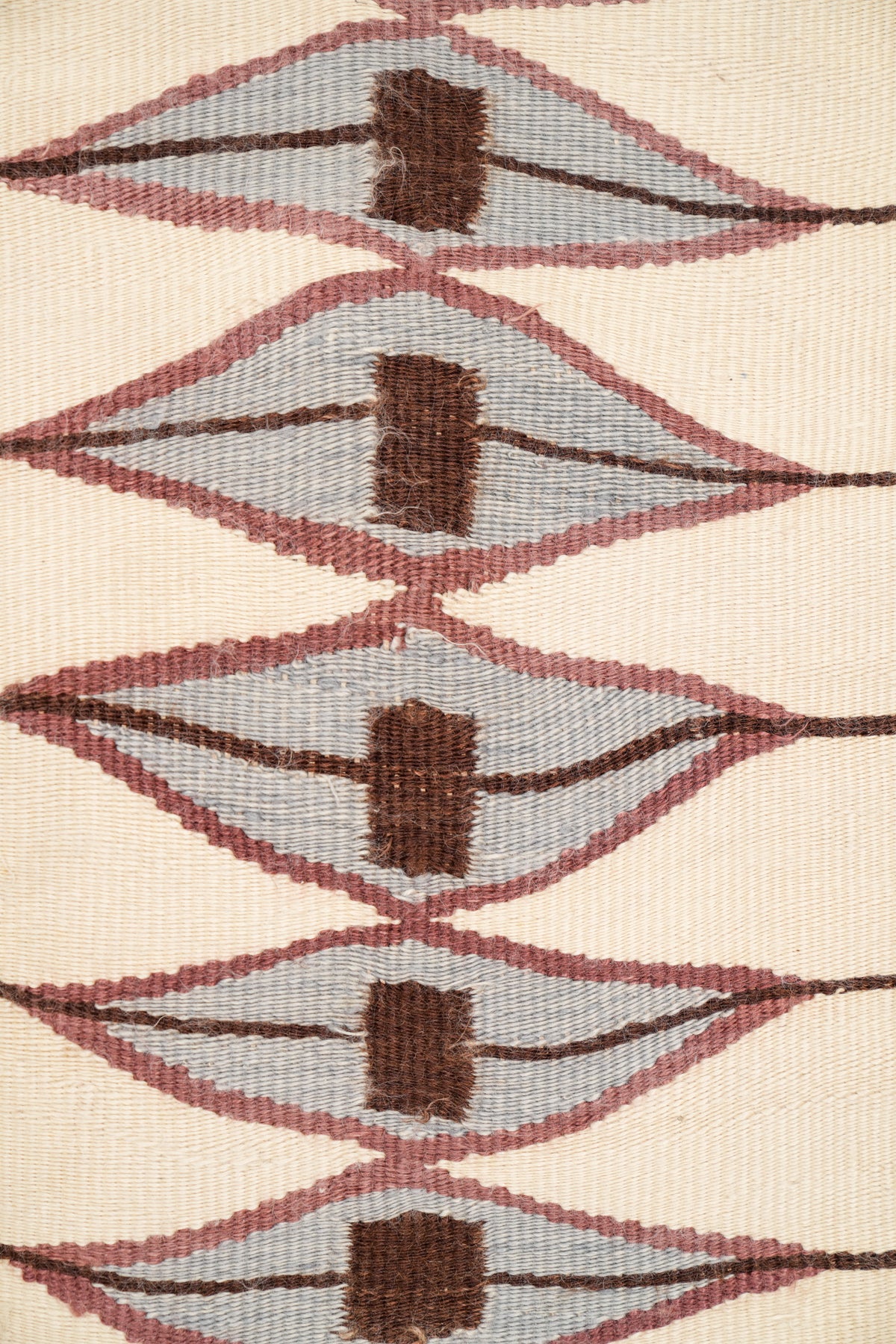 Vintage African Lesotho Mohair Kilim 4'6" x 3'