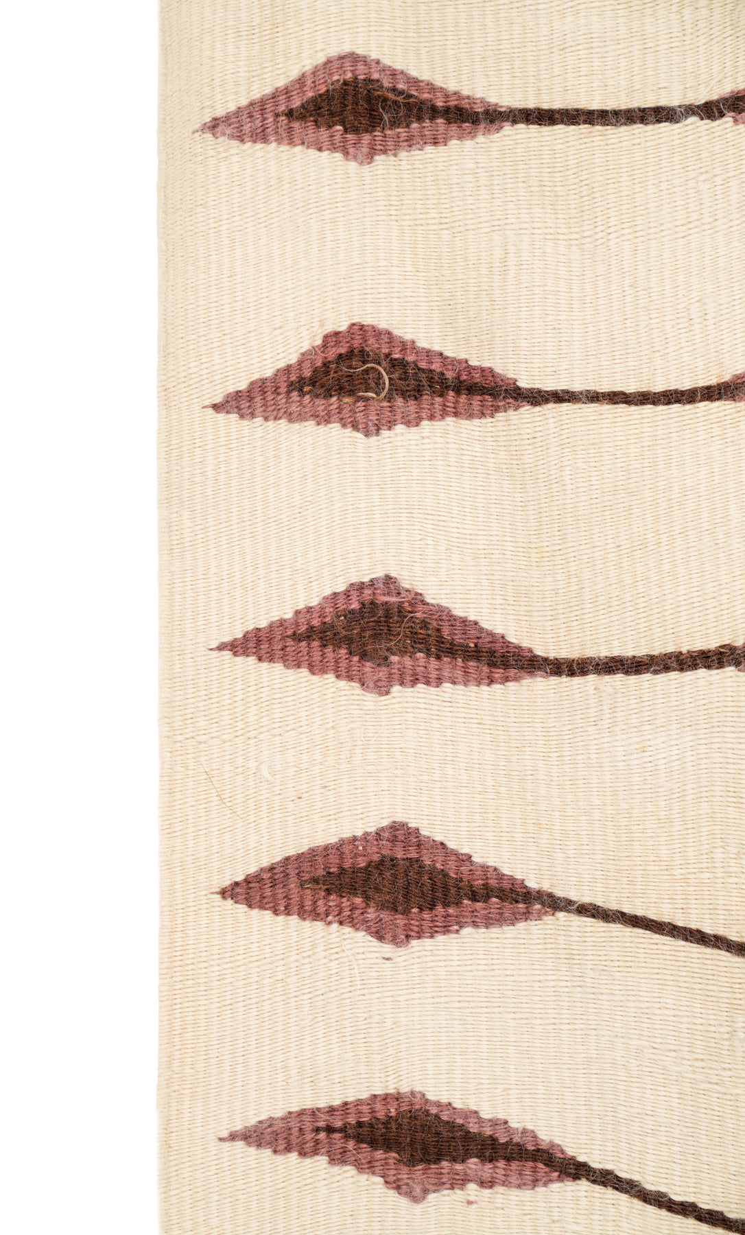 Vintage African Lesotho Mohair Kilim 4'6" x 3'