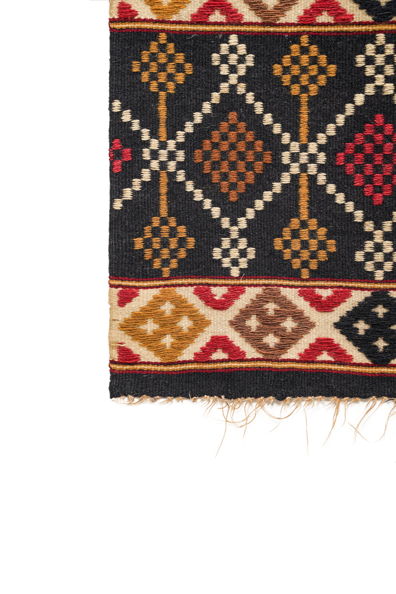 VINTAGE SWEDISH TEXTILE 2'6" x 2'