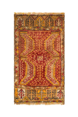 Antique Anatolian Yastik Rug 2'10" x 1'8"