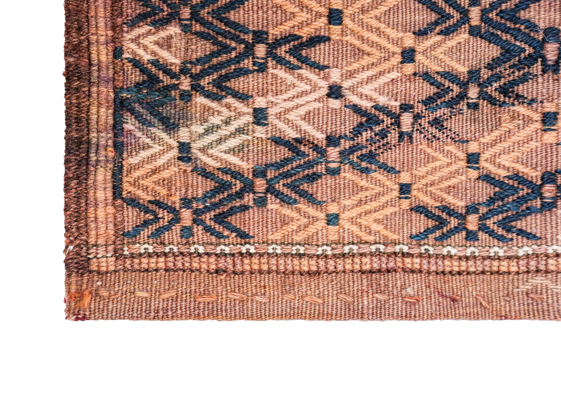 Antique Turkmen Tekke Torba Kilim 2'10" x 9"