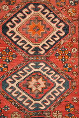 Antique Caucasian Kazak Kelleh Rug 10'10" x 4'9"