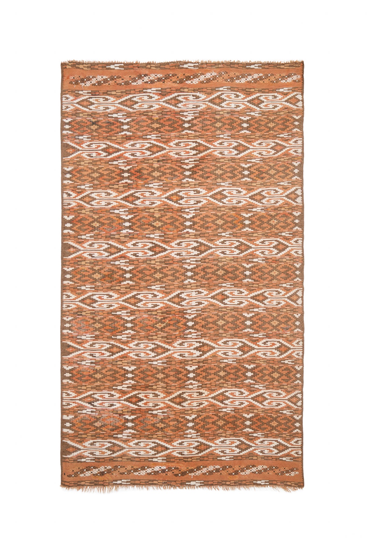 Vintage Turkmen Soumak Kilim 7'4" x 4'3"