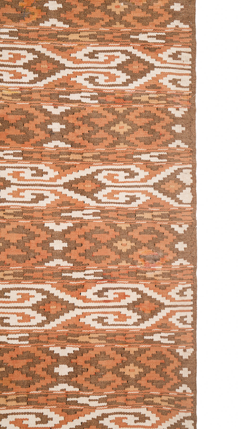 Vintage Turkmen Soumak Kilim 7'4" x 4'3"