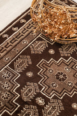 vintage Moroccan rug 4'10" x 2'8"