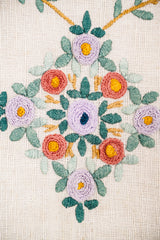Vintage Polish Handwoven Embroidery 6'1" x 5'4"
