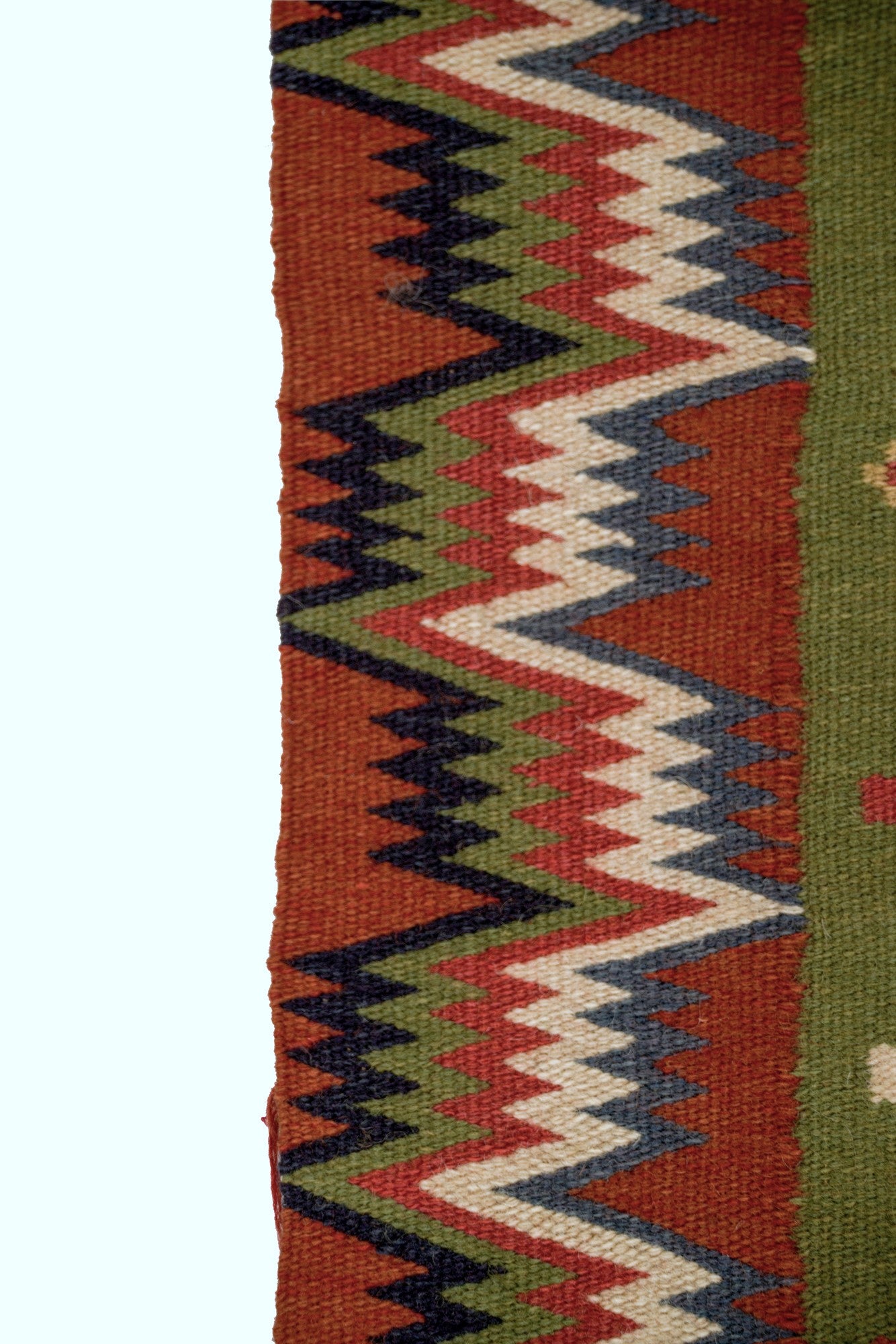 Antique Swedish Rolakan Tapestry 3'9" x 1'9"