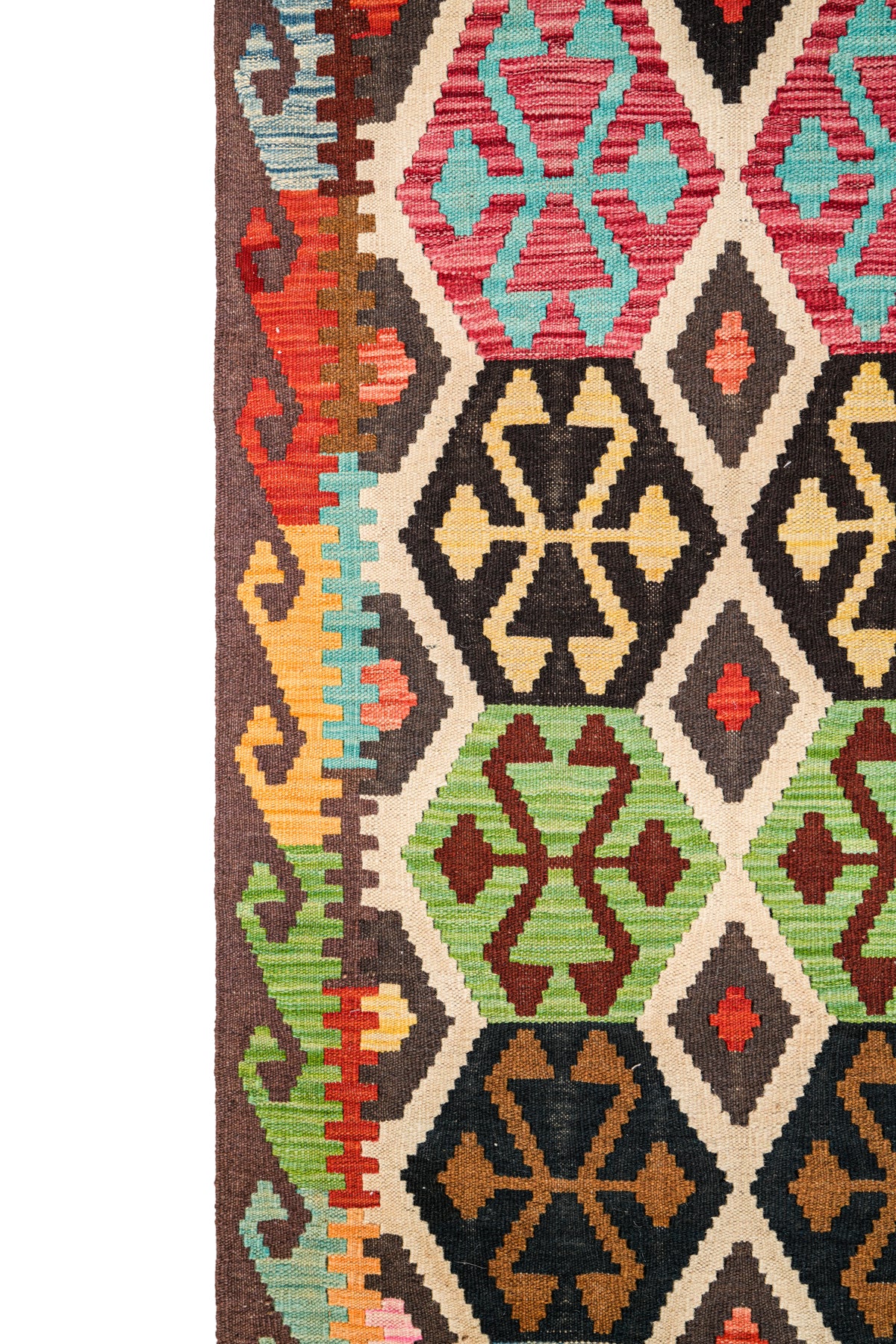Modern Anatolian hallway Kilim 10' x 3'
