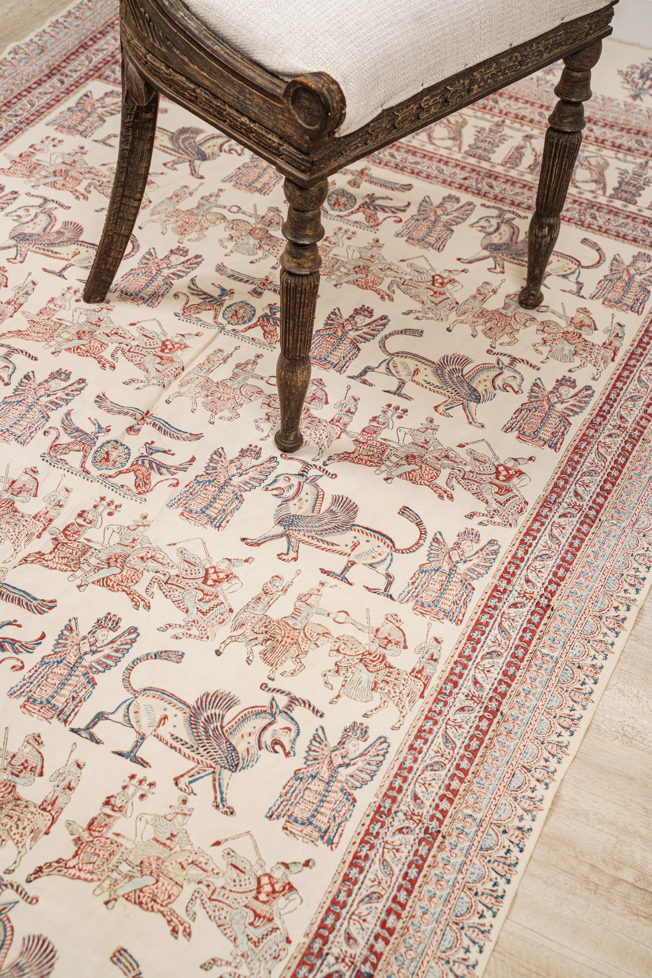 Simurgh 8'7" x 4'3" (Kalamkari)
