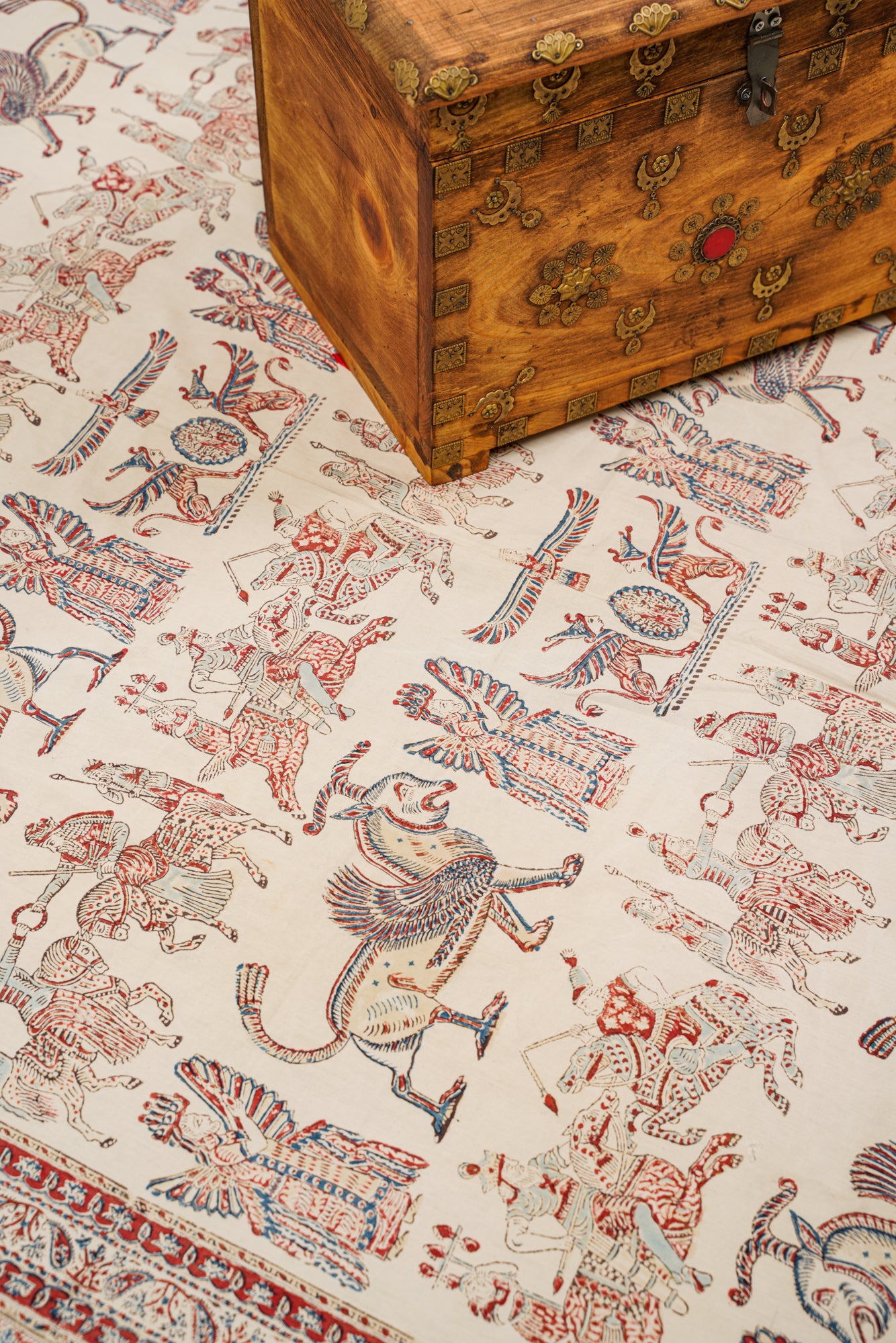 Simurgh 8'7" x 4'3" (Kalamkari)