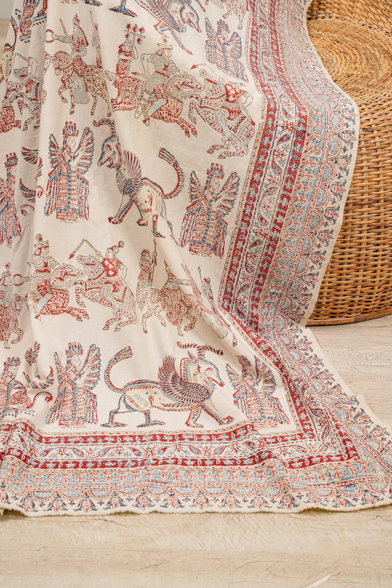 Simurgh 8'7" x 4'3" (Kalamkari)