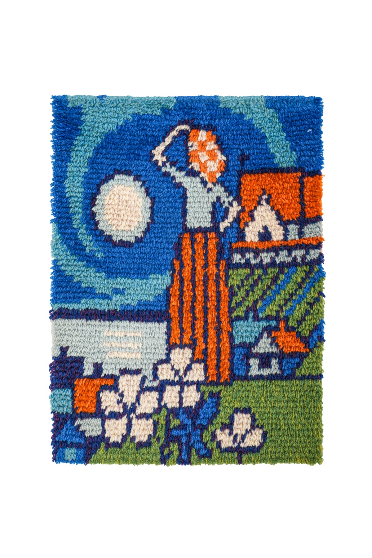 Vintage Swedish Rya Rug 2'1" x 1'6"